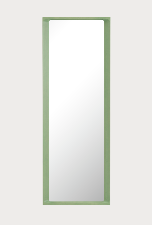 Arced Mirror - Light Green - 170x61cm