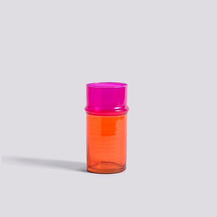 Moroccan Vase, Small, Orange and pink