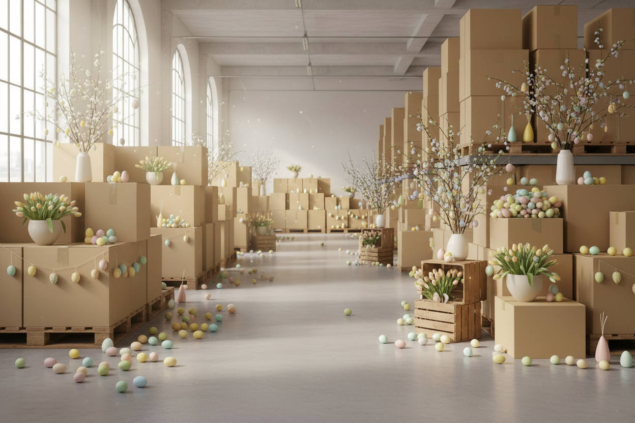 Påske lagerhal uden tekst